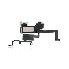 Earpiece Speaker With Proximity Sensor Cable For iPhone 12 / 12 Pro (Warning: Soldering Required For Face ID Functionality) (Aftermarket)