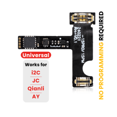 Pre-Programmed Universal Battery Tag-On Flex (Soldering Not Required) For iPhone 15 Pro / 15 Pro Max (AmpSentrix) (With I2C, JCID, Qianli)