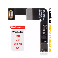 Pre-Programmed Universal Battery Tag-On Flex (Soldering Not Required) For iPhone 15 / 15 Plus (AmpSentrix) (With I2C, JCID, Qianli)