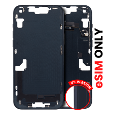Mid-Frame Housing  W/ Small Parts For iPhone 14 Plus (US Version) (Aftermarket Plus) (Midnight)