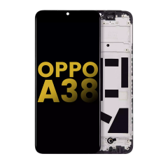 LCD Assembly With Frame For OPPO A38 (Refurbished) (All Colors)