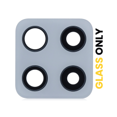 Back Camera Lens (Glass Only) With Adhesive For Samsung Galaxy A42 5G (A426 / 2020) (Prism Dot Gray)