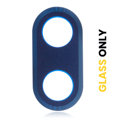 Back Camera Lens (Glass Only) With Adhesive For Motorola One Hyper (XT2027 / 2020) (Deepsea Blue)