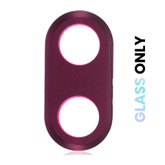 Back Camera Lens (Glass Only) With Adhesive For Motorola One Hyper (XT2027-1 / 2020) (Genuine OEM) (Fresh Orchid)
