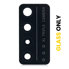 Back Camera Lens (Glass Only) With Adhesive For T-Mobile Revvl V+ 5G (Nebula Black)