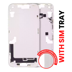 Mid-Frame Housing  W/ Small Parts For iPhone 14 Plus (EU / Global Version) (Aftermarket Plus) (Starlight)