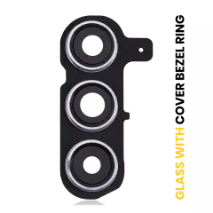 Back Camera Lens With Cover Bezel Ring For Samsung Galaxy S24 Plus 5G (Sapphire Blue)