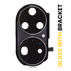 Back Camera Lens With Bracket For Huawei P50 Pro (Golden Black)