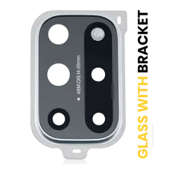 Back Camera Lens With Bracket For OnePlus 8T (Lunar Silver)