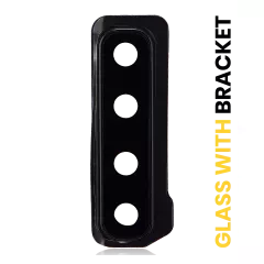 Back Camera Lens With Bracket For Samsung Galaxy A9 (A920 / 2018) (Caviar Black)