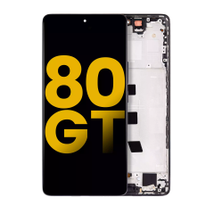OLED Assembly With Frame For Honor 80 GT (Refurbished) (Black)