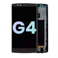 LCD Assembly With Frame For LG G4 (Genuine OEM) (Black)