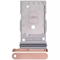 Dual Sim Card Tray For Samsung Galaxy S24 5G / S24 Plus 5G (Sandstone Orange)