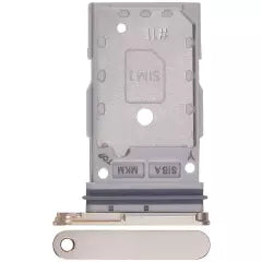 Dual Sim Card Tray For Samsung Galaxy S24 5G / S24 Plus 5G (Amber Yellow)