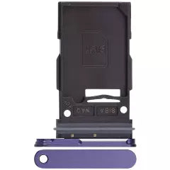Single Sim Card Tray For Samsung Galaxy S24 5G / S24 Plus 5G (Cobalt Violet)