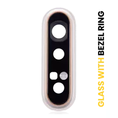 Back Camera Lens With Bracket / Bezel For Samsung Galaxy A80 (A805 / 2019) (Angel Gold)