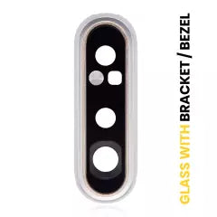 Back Camera Lens With Bracket / Bezel For Samsung Galaxy A80 (A805 / 2019) (Ghost White)
