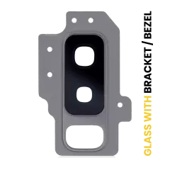 Back Camera Lens With Bracket / Bezel For Samsung Galaxy S9 Plus  (Titanium Gray)