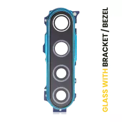 Back Camera Lens With Bracket / Bezel For Xiaomi Redmi Note 8 (Neptune Blue)
