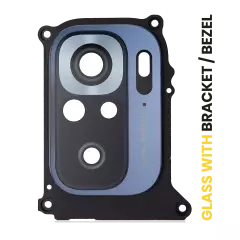 Back Camera Lens With Bracket / Bezel For Xiaomi Redmi Note 10S (Graphite Gray)