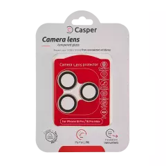 Casper Camera Lens Protector For iPhone 16 Pro / 16 Pro Max (Desert Titanium) (Clear)