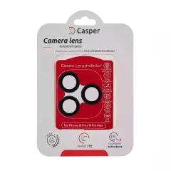 Casper Camera Lens Protector For iPhone 16 Pro / 16 Pro Max (Black Titanium) (Clear)