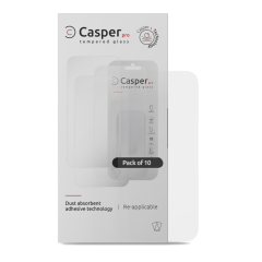 Casper Pro Tempered Glass For iPhone 13 Pro Max / 14 Plus (10 Pack) (Clear)
