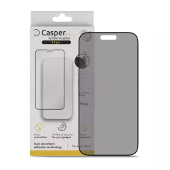 Casper Pro Edge Tempered Glass For iPhone 16 Pro / 17 / 17 Pro (Retail Pack) (Privacy)