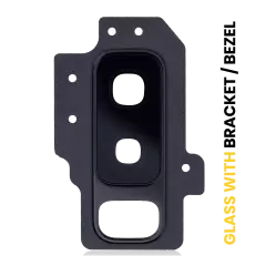 Back Camera Lens With Bracket / Bezel For Samsung Galaxy S9 Plus (Black)
