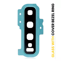 Back Camera Lens With Cover Bezel Ring For Samsung Galaxy S10 Plus (Prism Green)