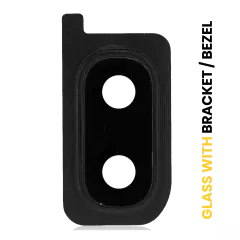Back Camera Lens With Bracket / Bezel For Samsung Galaxy A20 (A205 / 2019) (Black)