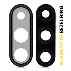 Back Camera Lens With Bezel Ring For Huawei P30 Lite (Midnight Black) (4GB RAM)