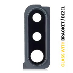 Back Camera Lens With Bracket / Bezel For Samsung Galaxy A30s (A307 / 2019) (Black)