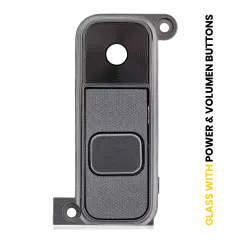 Back Camera Lens With Power & Volume Buttons For LG Stylo 2