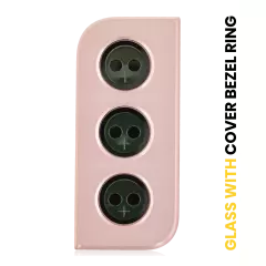 Back Camera Lens With Cover Bezel Ring For Samsung Galaxy S21 (Phantom Pink)
