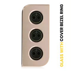 Back Camera Lens With Cover Bezel Ring For Samsung Galaxy S21 5G (Gold)