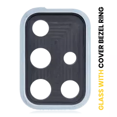 Back Camera Lens With Cover Bezel Ring For Samsung Galaxy A71 4G (A715 / 2020)  (Prism Crush Blue)