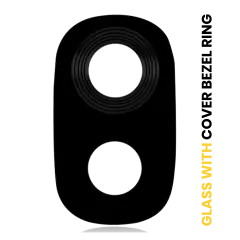 Back Camera Lens With Bezel Ring For Samsung Galaxy J3 (J337 / 2018) (Black)