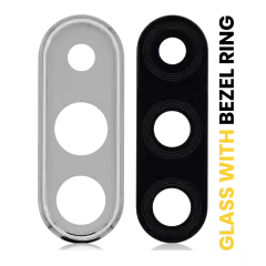 Back Camera Lens With Bezel Ring For Huawei P30 Lite (Pearl White) (6GB RAM)