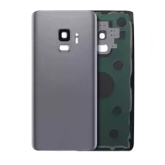 Back Cover Glass With Camera Lens For Samsung Galaxy S9 (Service Pack) (Titanium Gray)