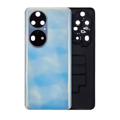Back cover Glass With Camera Lens For Huawei P50 Pro (Blue)