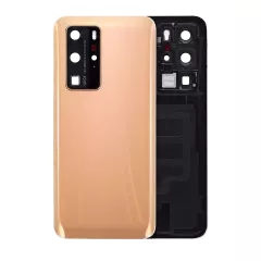 Back cover Glass With Camera Lens For Huawei P40 Pro (Blush Gold)