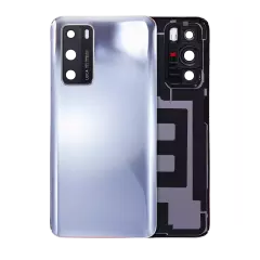 Back cover Glass With Camera Lens For Huawei P40 (Silver Frost)