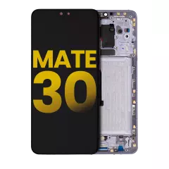 LCD Assembly With Frame For Huawei Mate 30 (Refurbished) (Silver)