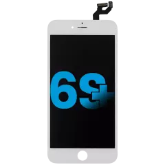 LCD Assembly With Steel Plate For iPhone 6S Plus (Aftermarket) (White)