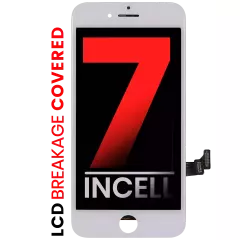 LCD Assembly With Steel Plate For iPhone 7 (Aftermarket Pro: XO7 Incell) (White)