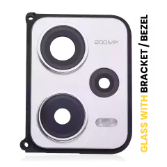Back Camera Lens With Bracket / Bezel For Xiaomi Redmi Note 12 Pro Plus (Arctic White)