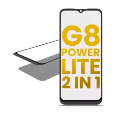 2 in 1 Front Glass With OCA Pre-Installed For Motorola Moto G8 Power Lite (XT2055 / 2020)
