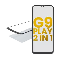 2 in 1 Front Glass With OCA Pre-Installed For Motorola Moto G9 Play (XT2083 / 2020)