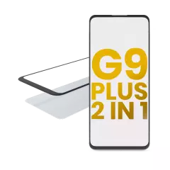 2 in 1 Front Glass With OCA Pre-Installed For Motorola Moto G9 Plus (XT2087 / 2020)